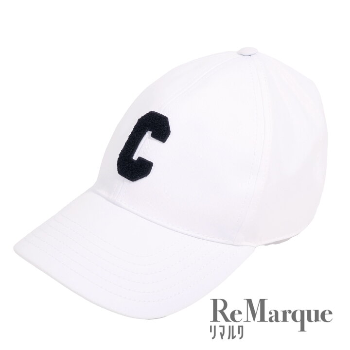 楽天市場】CELINE（セリーヌ）Cロゴ ベースボール キャップ ホワイト M  