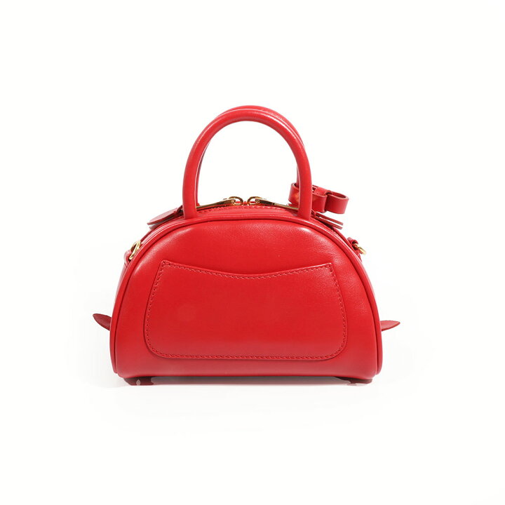 楽天市場】miumiu（ミュウミュウ）ロゴトップハンドルバッグ レッド 