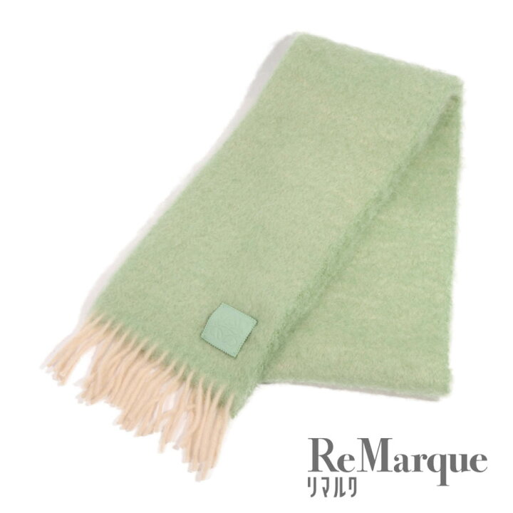 楽天市場】LOEWE（ロエベ）アナグラム Mohair and wool scarf ウール  