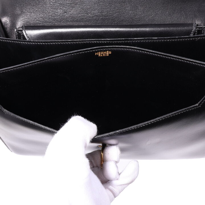 楽天市場】HERMES（エルメス）パロニエール ブラック ボックスカーフ  