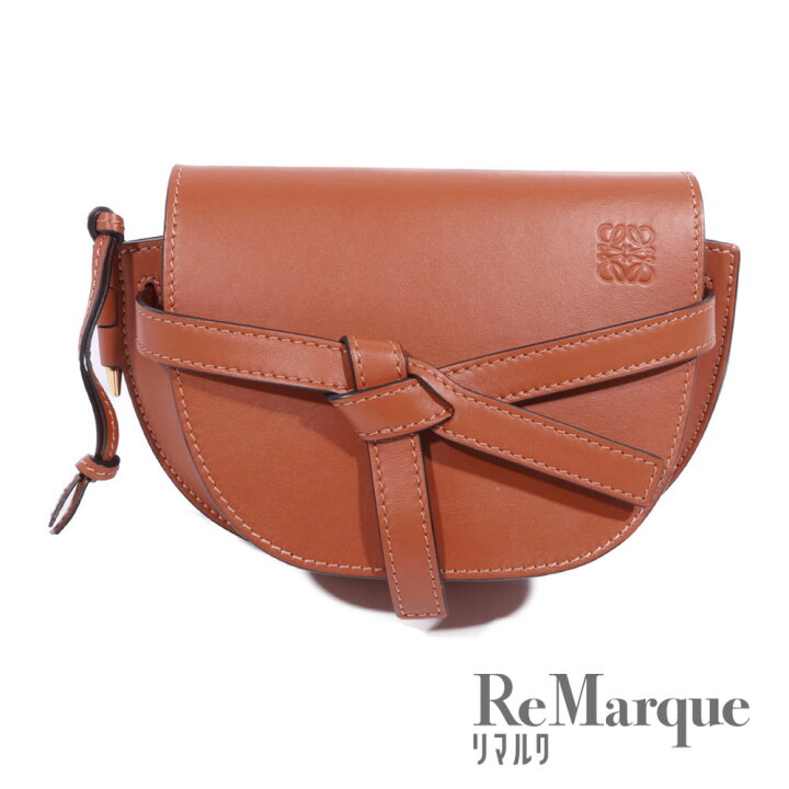 楽天市場】LOEWE（ロエベ）ゲートデュアルミニ タン ブラウン ソフト  