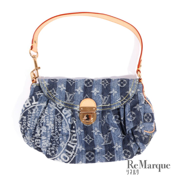 Louis Vuitton デニム 待て ハンドバッグ プリティ