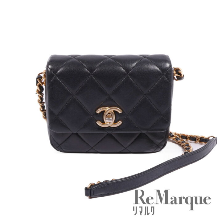 楽天市場】CHANEL（シャネル）ミニマトラッセ シングルフラップ 