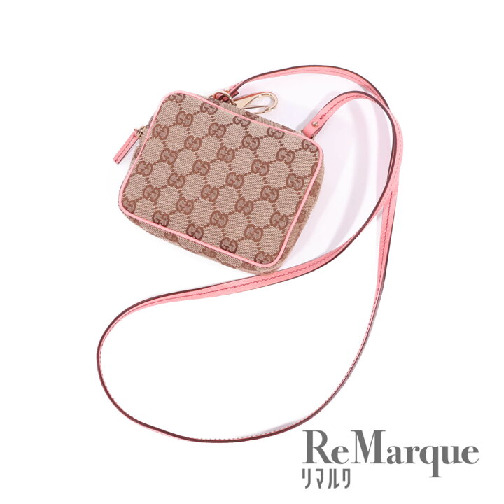 楽天市場】GUCCI（グッチ）GGキャンバス ポシェット ミニ ショルダー 