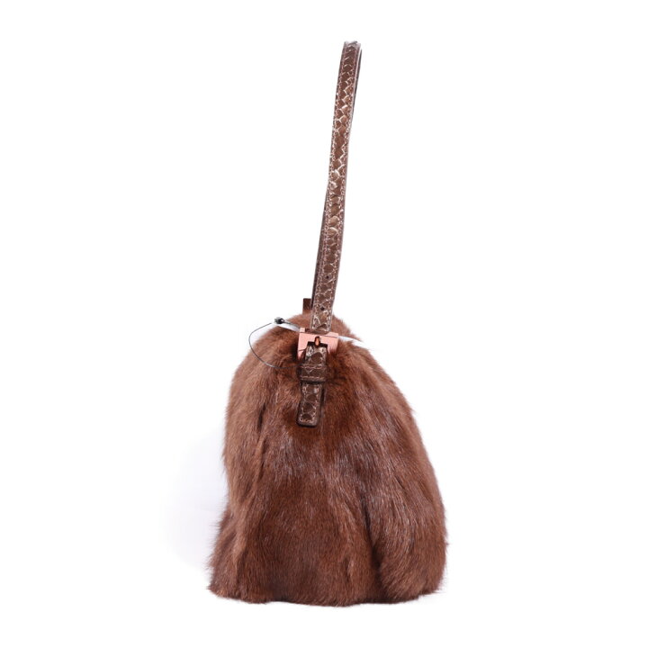 楽天市場】FENDI（フェンディ）マンマバケット ミニ ブラウン ラビット  