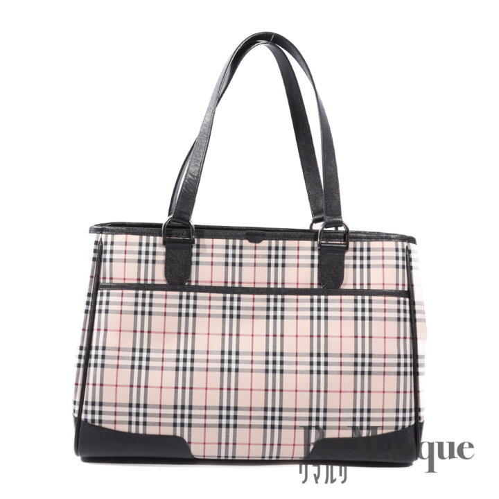 楽天市場】BURBERRY（バーバリー）ノバチェック トートバッグ ブラウン 