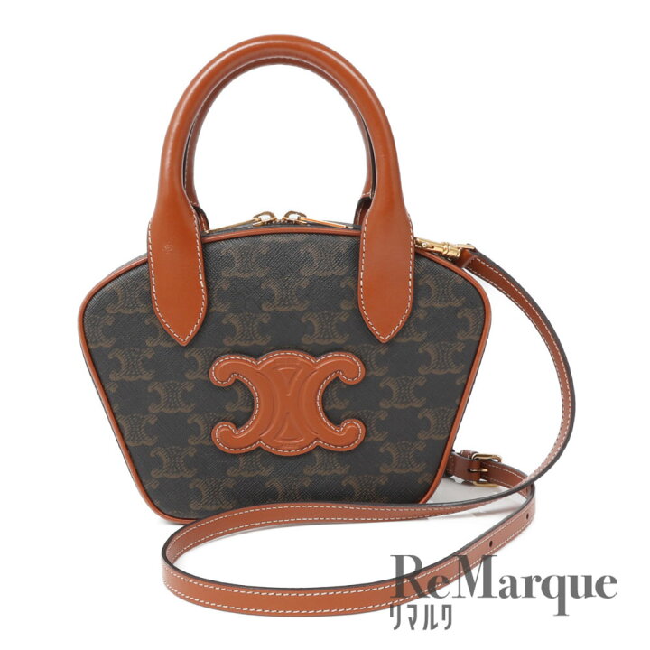 楽天市場】CELINE（セリーヌ） トリオンフ ボウリングバッグ 
