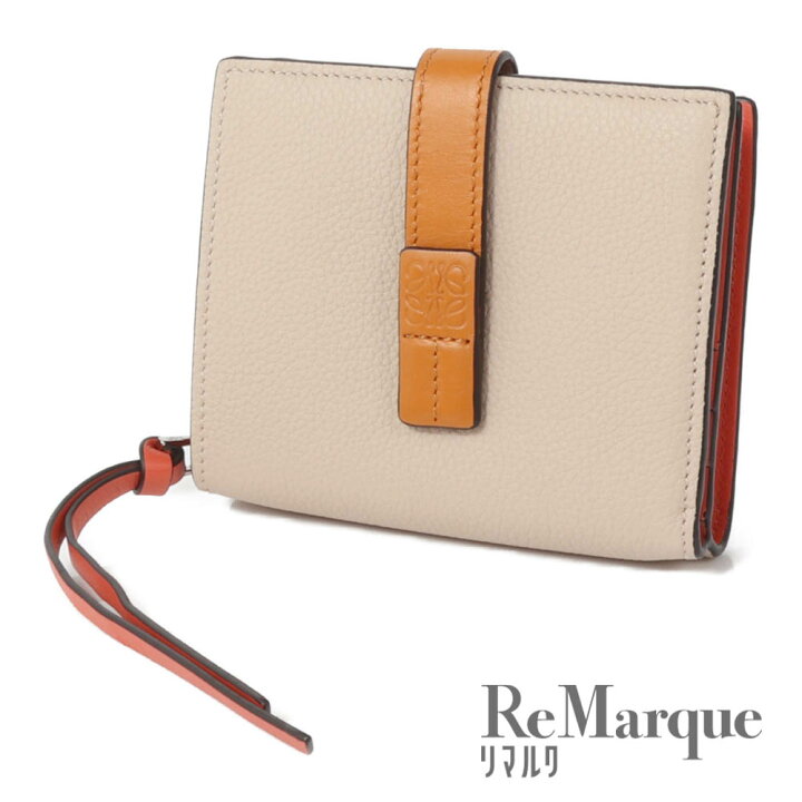 LOEWE アナグラム コンパクト ジップウォレット - 二つ折り財布 