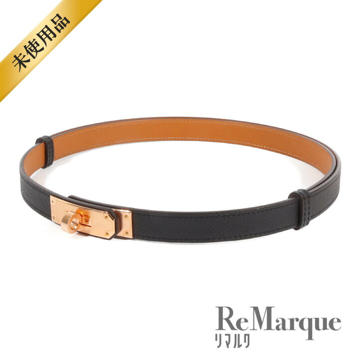 楽天市場】【未使用品】 HERMES（エルメス）ケリーベルト ブラック 