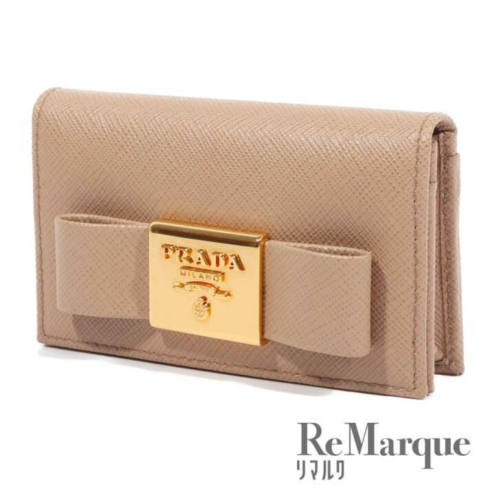 楽天市場】PRADA（プラダ）サフィアーノ カードケース リボン 1MC122  