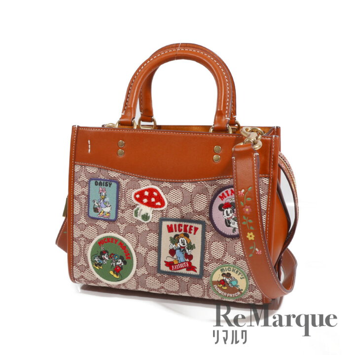 楽天市場】COACH（コーチ）ディズニーコラボ ワッペン 2WAY ショルダー  