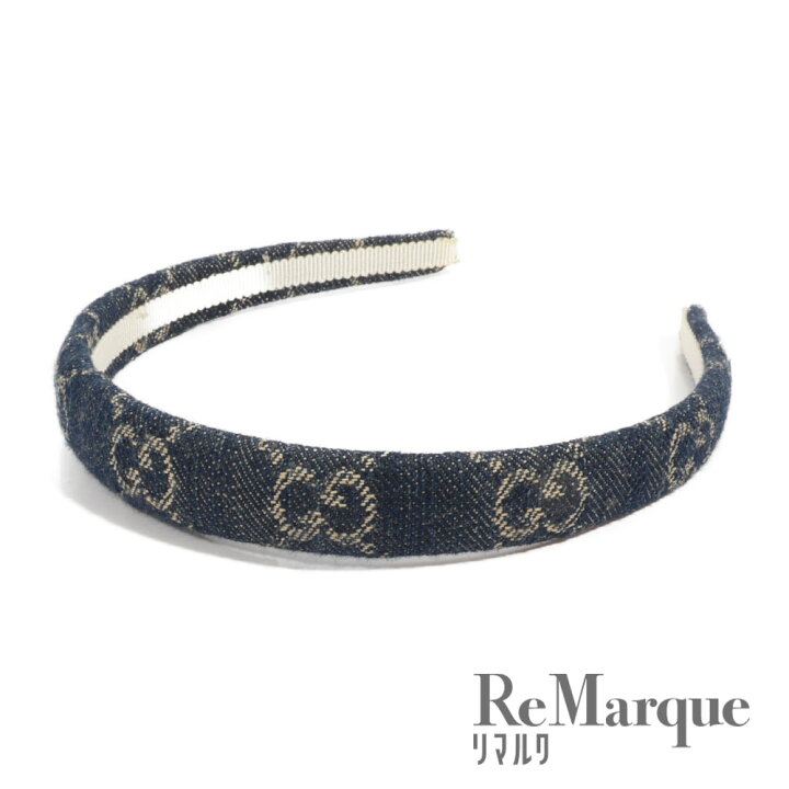 楽天市場】GUCCI（グッチ）GGキャンバス ヘアバンド カチューシャ  