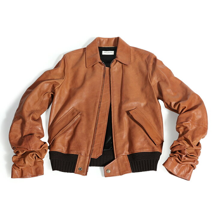 楽天市場】SAINT LAURENT PARIS(サンローランパリ) レザージャケット 