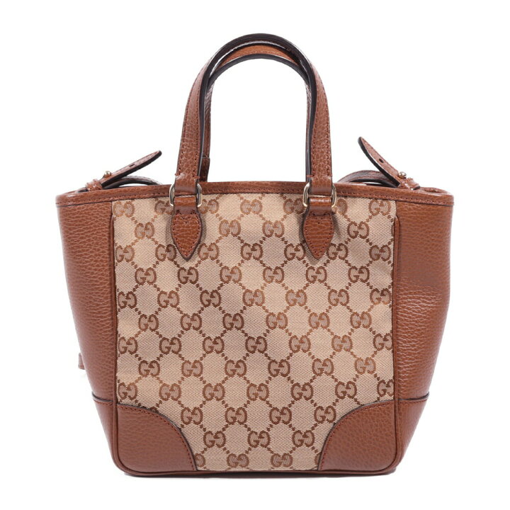 楽天市場】GUCCI(グッチ) GGキャンバス 2WAYバッグ ベージュ×ブラウン  