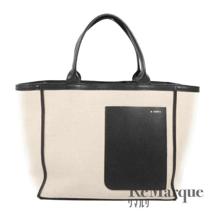 楽天市場】Valextra(ヴァレクストラ) ショッピングバック ブラック  