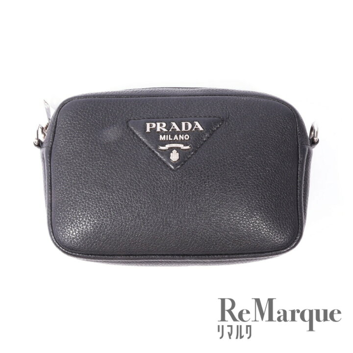 楽天市場】PRADA(プラダ) ショルダーバッグ 斜め掛けバッグ ブラック 
