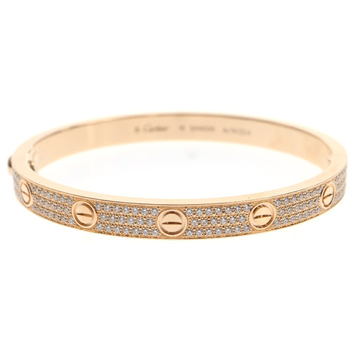 楽天市場】Cartier(カルティエ) ラブ ブレスレット フルパヴェダイヤ  