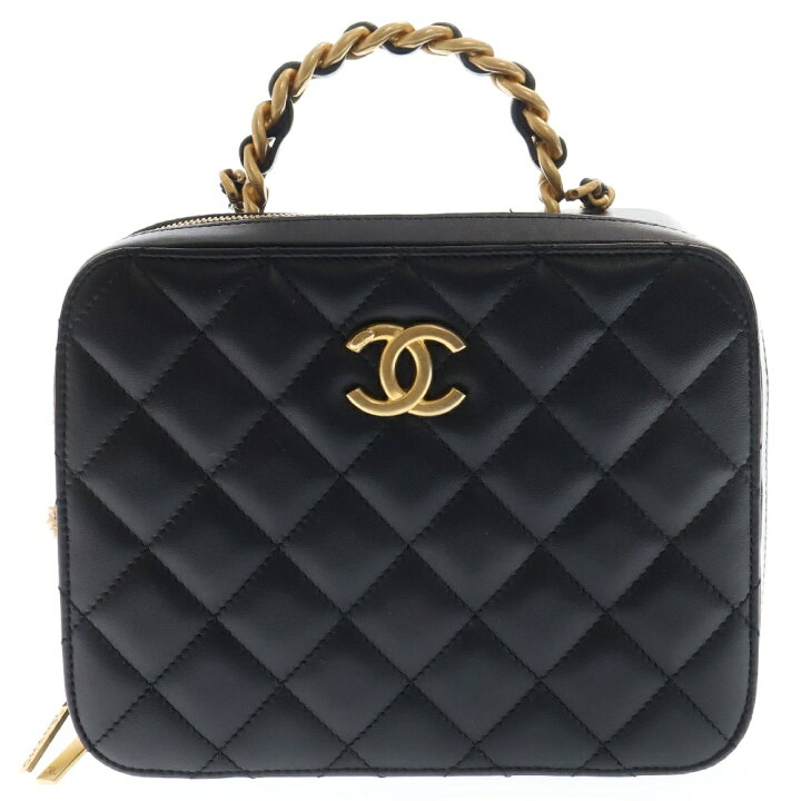 楽天市場】CHANEL(シャネル) トップハンドル バニティ チェーン 