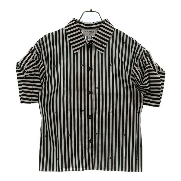 楽天市場】CHANEL(シャネル) 24A ココビーチ ストライプブラウス  