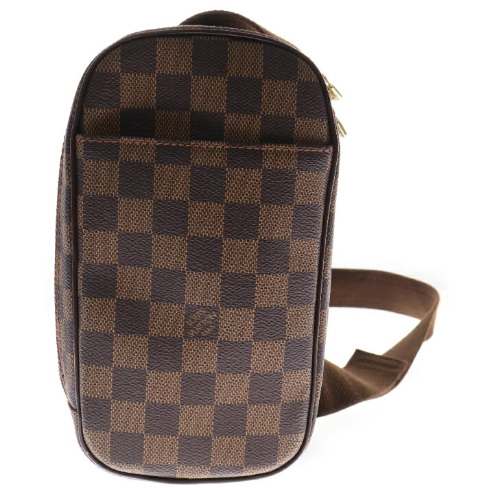 楽天市場】LOUIS VUITTON(ルイヴィトン) ダミエ ガンジュ レザー  