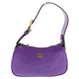 GUCCI(グッチ) アフロディーテ スモール GGマーモント ハンドバッグ パープル 739076【中古】【程度S】