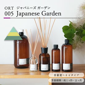 リードディフューザーオイル Japanese Garden - ジャパニーズガーデン / 201LAB ルームフレグランス 250mlセット 250ml 500ml 1,200ml アートラボ