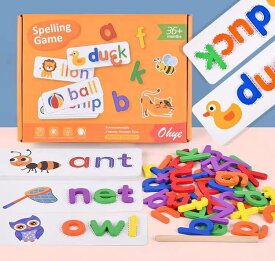 親子で楽しく遊んでアルファベットを学ぼう！木のパズル 知育玩具 木のおもちゃ英語のお勉強 おもちゃ 木のおもちゃ 英語 知育玩具 アルファベット大文字 幼児 学習 誕生日プレゼント 子供 ギフト 出産祝い 送料無料