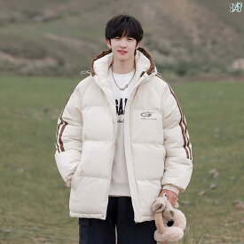 メンズ ファッション 韓国ファッション オシャレ 韓国 マット プレミアム ブレッド ジャケット アメリカン コットンジャケット 冬 メンズカジュアル 厚手 防風 暖かい