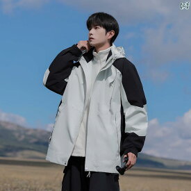 メンズ ファッション 韓国ファッション オシャレ 韓国 eyou スリーインワン ジャケット メンズ 春秋 スリープ ルーフ 秋冬 取り外し 可能 登山