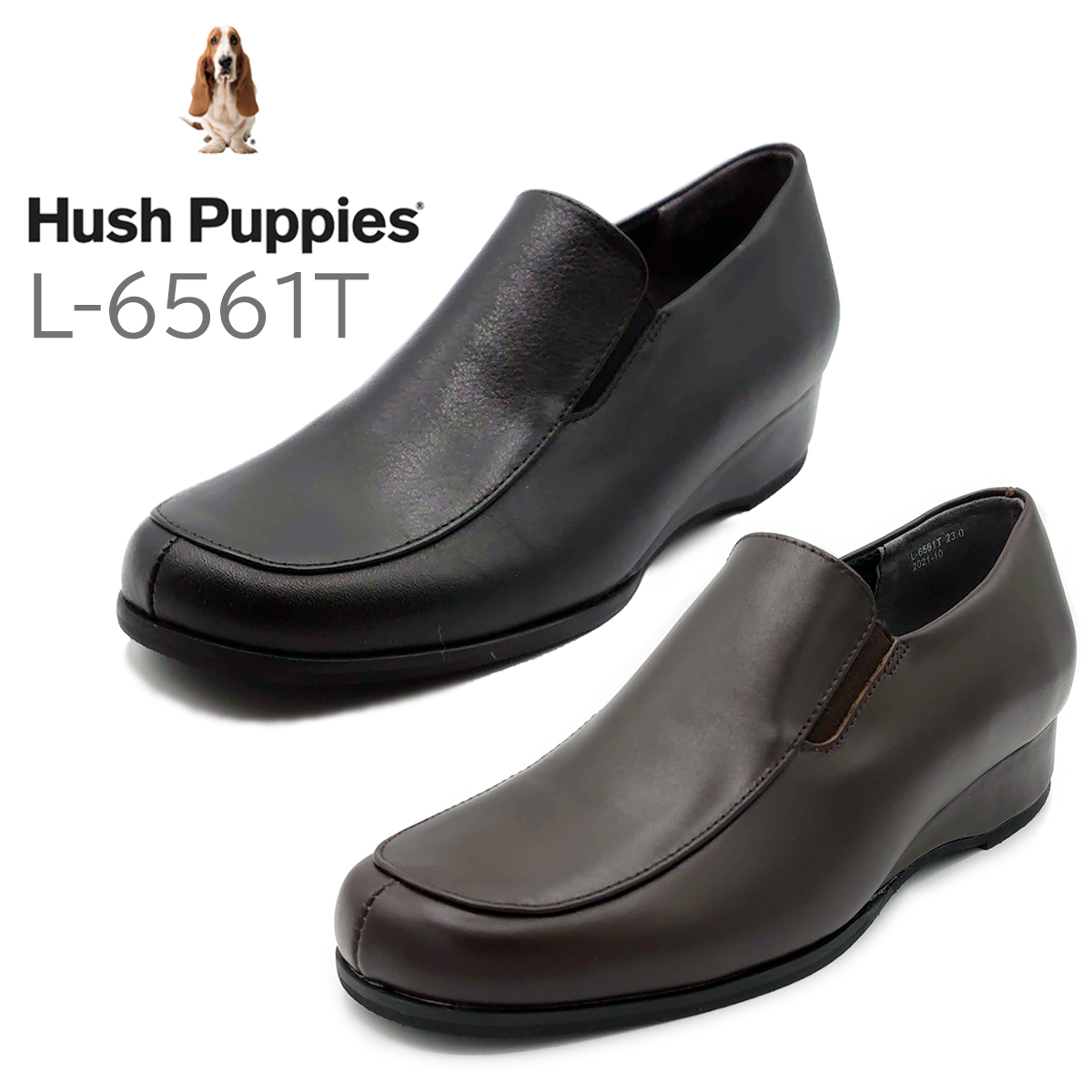 ハッシュパピー定番のスリップオン Hush Puppies ハッシュパピー レディース スリップオン タウンシューズ L-6561T 2021春夏 リニューアル 靴