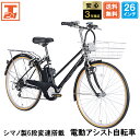 【先着10名 最大1万円クーポン！16〜17日/P5倍対象 18日〜20日★最大31倍】 電動自転車 シマノ6段変速搭載 26インチ|電動アシスト自転車 大容量リチウムイオンバッテリー 型式認定 電動サイクル デリバリー配送 ギフト 送料無料 【DACT266】