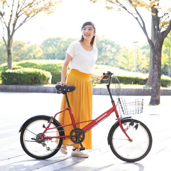 2019年新型自転車小径車ミニベロ20インチ本体通勤通学シティーサイクル新生活【SK206-2019】【本】