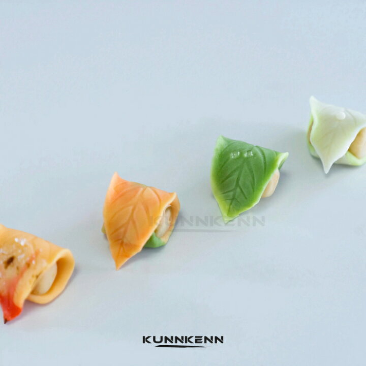 楽天市場】KUNNKENN 木型 葉脈 牡丹 くき3種| 木型 職人手彫 菓子木型 