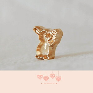 KUNNKENN 焼きごて 焼印 うさぎ 兎 ウサギ No br-03 ハート バレンタイン ギフト プレゼント パン作り レザークラフト 木工 料理 BBQ 手芸 工具 道具 ハンドメイド 木細工 母 誕生日 父 ホワイトデー