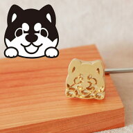 KUNNKENN 焼印 焼きごて 柴犬 いぬ オリジナルデザイン | ステンレス 焼き印 食パン 和菓子 まんじゅう …