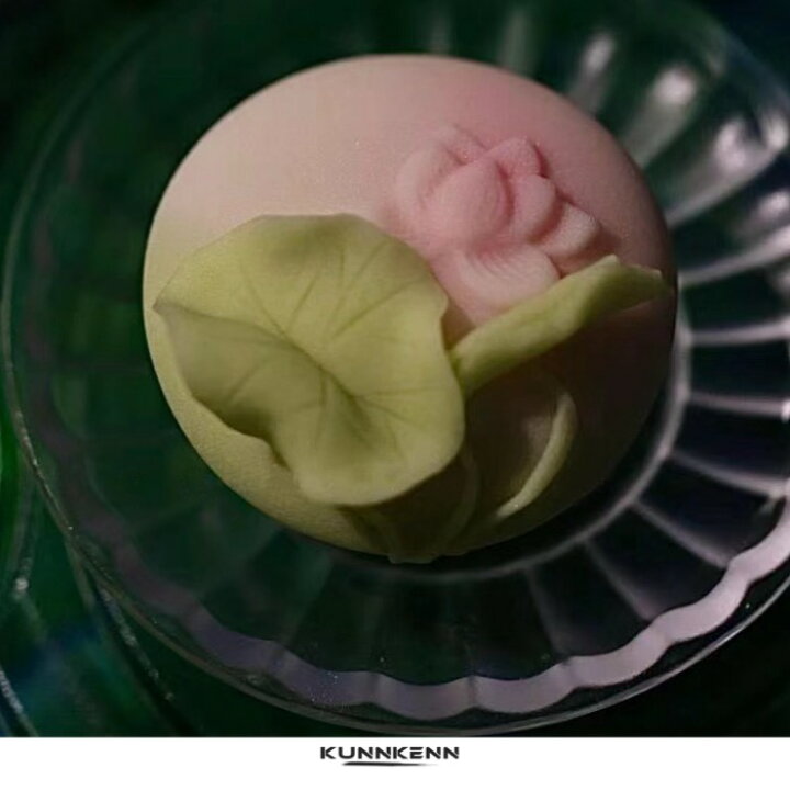 楽天市場】KUNNKENN 和菓子道具 蓮の花木型 お菓子木型 蓮の葉菓子木型 