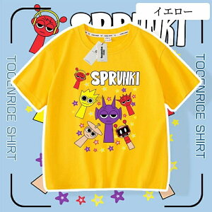�X�v�����L�[ ����T�V���c �q�� T-shirt ���Y�{�� Sprunki incredibox �t �� �g�b�v�X ���� �q���� �L�b�Y �a�����p�i �Ƒ����[ ���ӍՂ̓� �q���ւ̃M�t�g �X�}�X�M�t�g �n���E�B���N�� 100cm 110cm 120cm