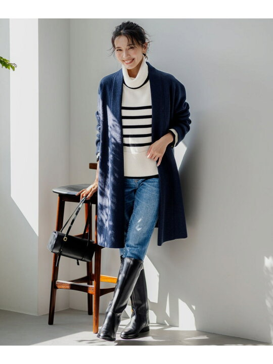楽天市場】【SALE／50%OFF】コンプレストパイル コーディガン 23区 L  