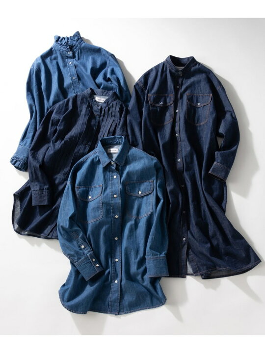 楽天市場】【SALE／30%OFF】【WEB限定】ライトダンガリー フレア 