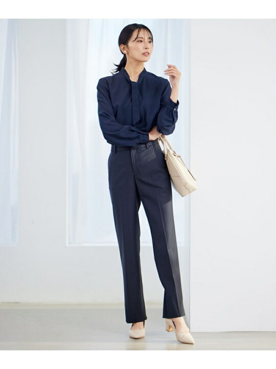 楽天市場】【SALE／50%OFF】【洗える】ジョーゼット ボウタイ ブラウス  