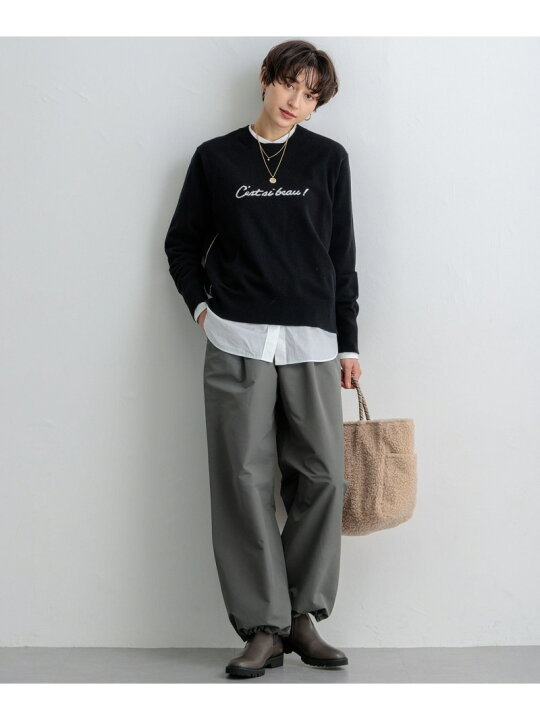 楽天市場】【SALE／30%OFF】【洗える】レターロゴ ニット 23区 L 