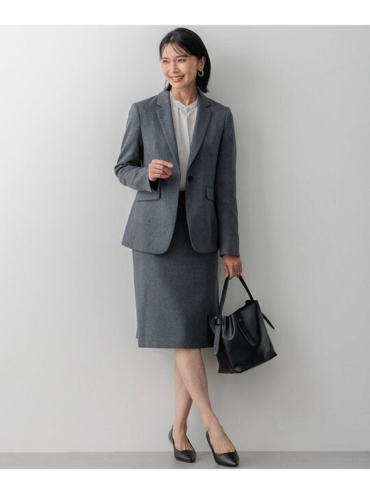 楽天市場】【SALE／30%OFF】【洗える】ウールライクカルゼ テーラード 