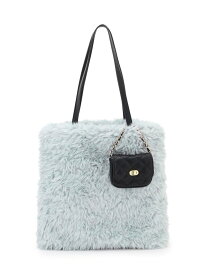 フェイクファー トートバッグ 23区 ニジュウサンク バッグ トートバッグ ブルー ホワイト ベージュ【送料無料】[Rakuten Fashion]