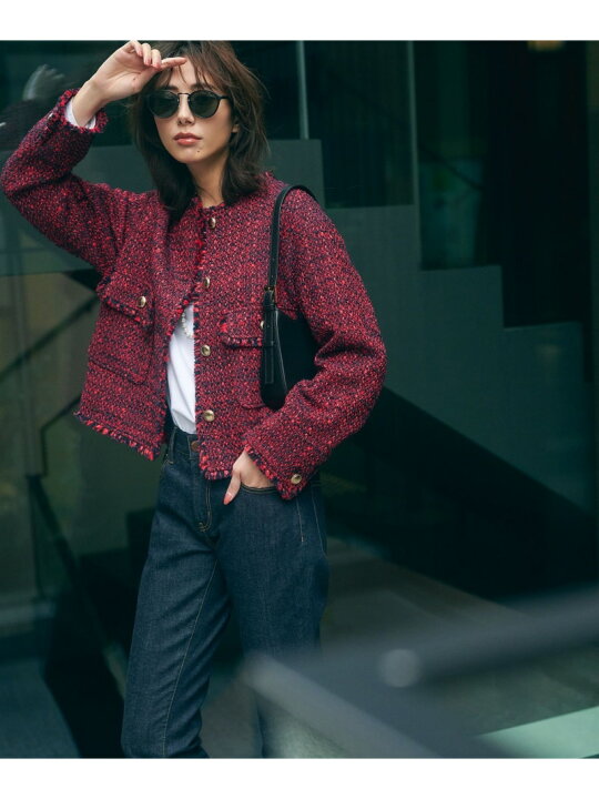 楽天市場】【SALE／30%OFF】GIOLICA カラーミックスツイード  