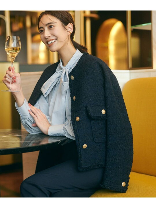 楽天市場】【SALE／30%OFF】GIOLICA カラーミックスツイード 