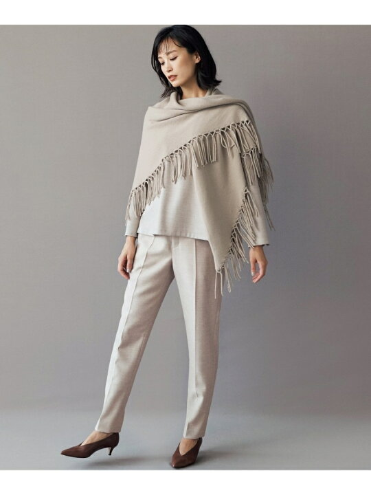 楽天市場】【SALE／50%OFF】【中村アンさん着用】カシミヤフリンジ  