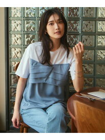 【SALE／30%OFF】【WEB限定カラーあり/洗える】スムースデザイン コンビ カットソー 23区 L ニジュウサンク トップス カットソー・Tシャツ ブラック ベージュ グレー【RBA_E】【送料無料】[Rakuten Fashion]