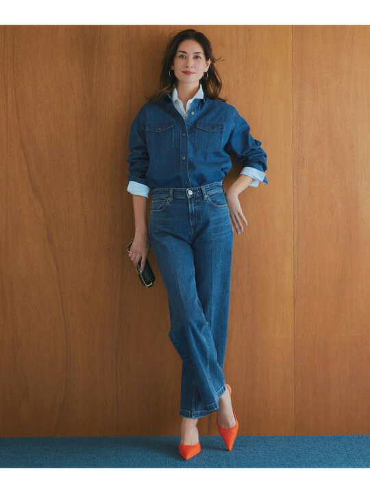 楽天市場】【SALE／30%OFF】【洗える】23区DENIM ライトダンガリー 