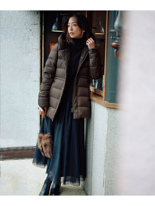 楽天市場】【洗える】シレータフタ ショート ダウンコート 23区 L 