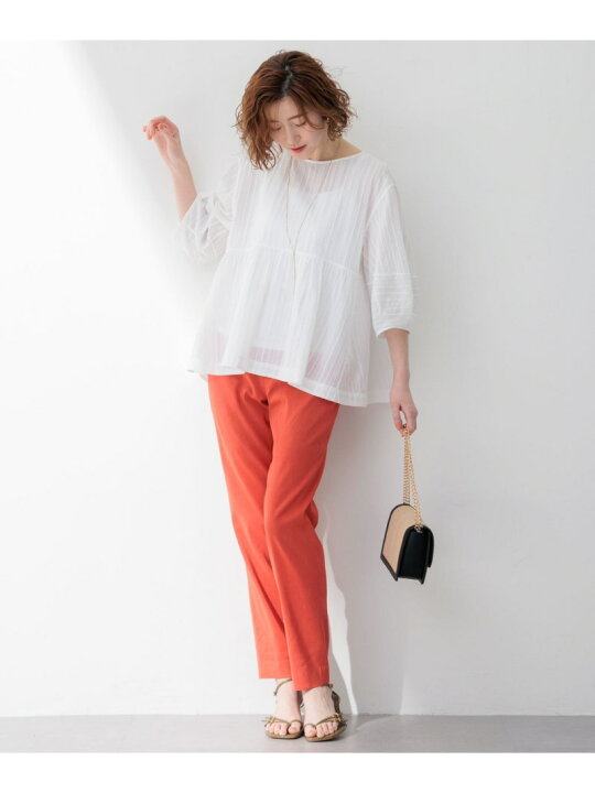 楽天市場】【SALE／30%OFF】【洗える】カラミ ブラウス 23区 S 